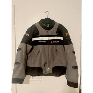 Borleni Motorcycle Jacket Motorbike Riding Windproof Protective Size Large150